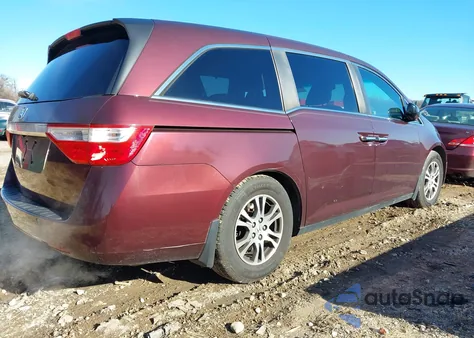 2012 Honda Odyssey Ex-L from USA, damaged, VIN 5FNRL5H67CB115480